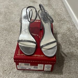 Rene Caovilla Elastica Strass Crystal Sandal US8 USED